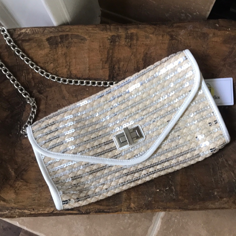 Straw Studio clutch.